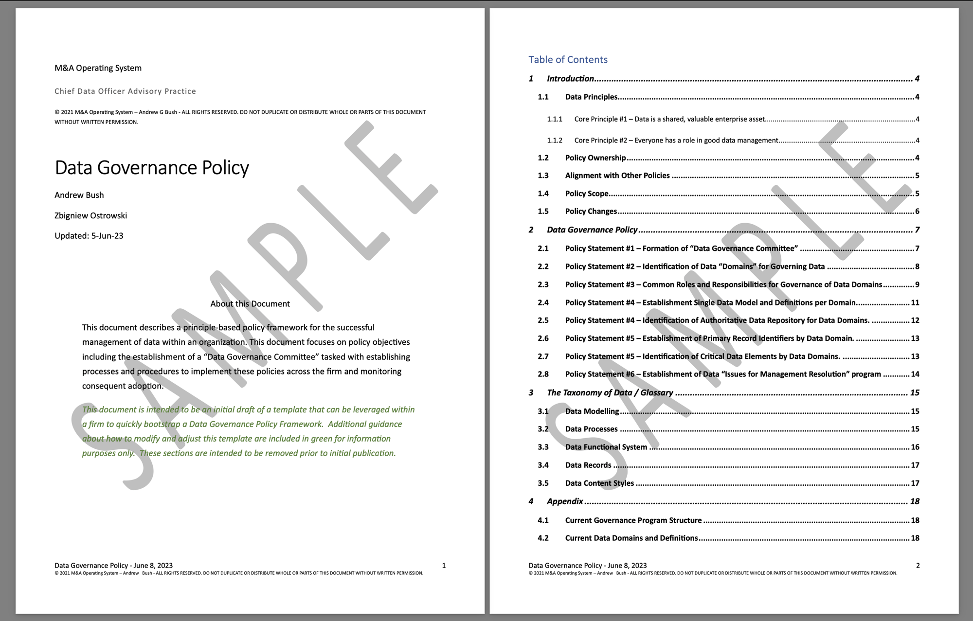 Data-Policy