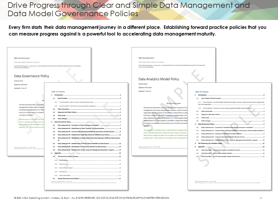 Data Management Policies